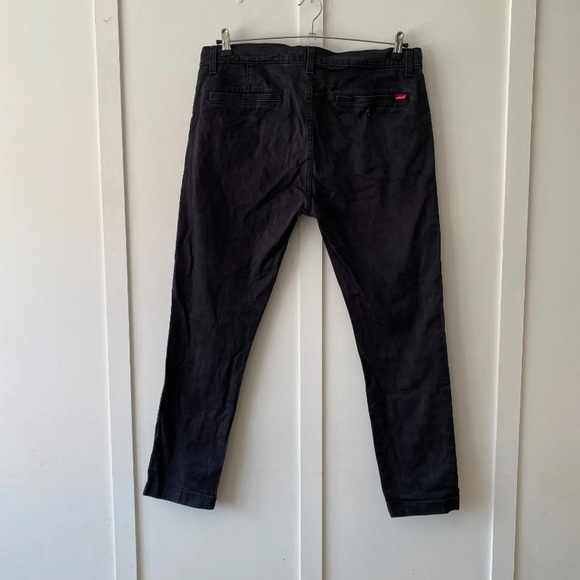 Levis Red Tab XX Chino Slim Taper Leg Black W36 L29 - Picture 6 of 11